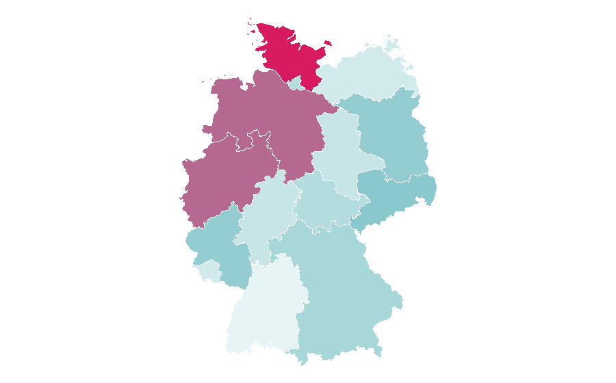 Affinity by region — Rupert Grint, Germany