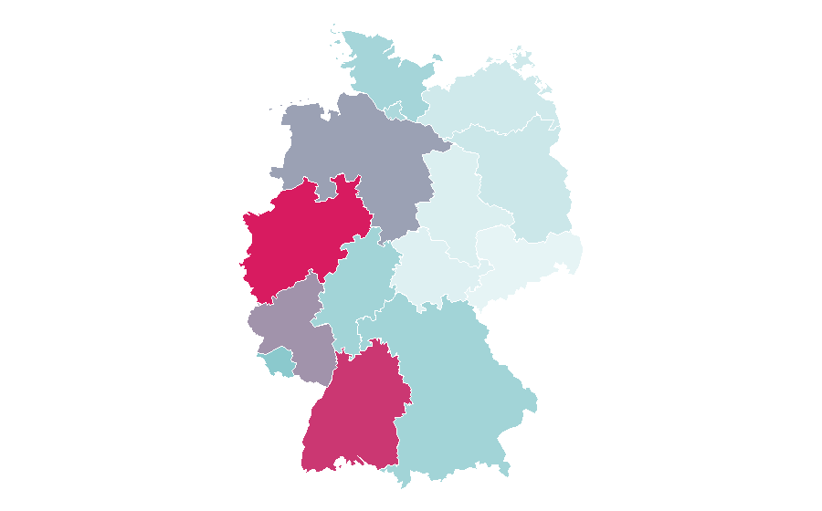 Affinity by region — Russia national football team, Germany