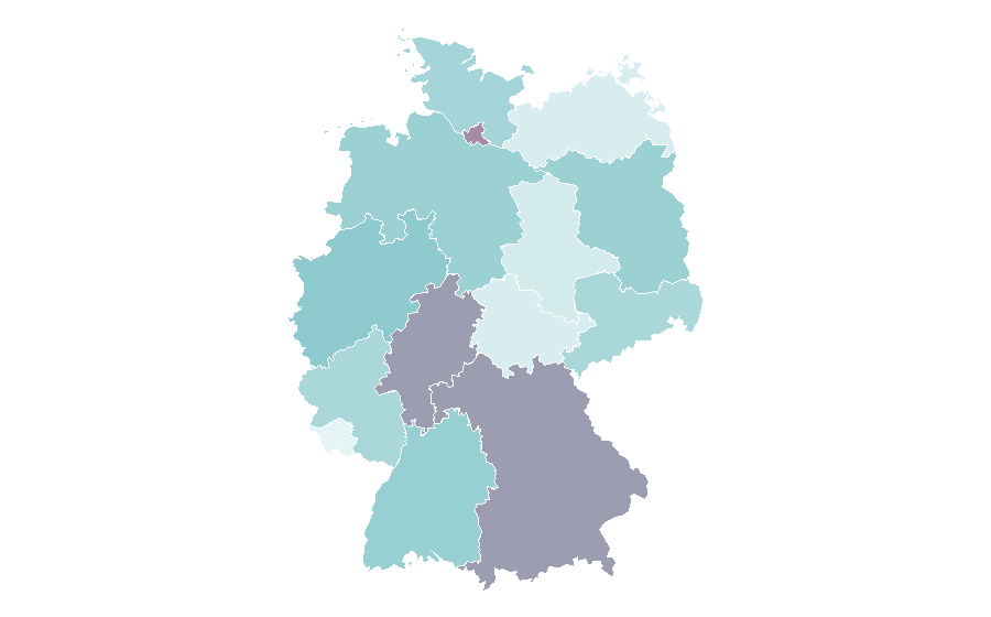 Affinité par région — Ryan Gosling, Allemagne