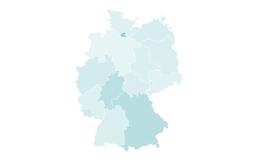 Affinity by region — Saatchi Gallery, Germany