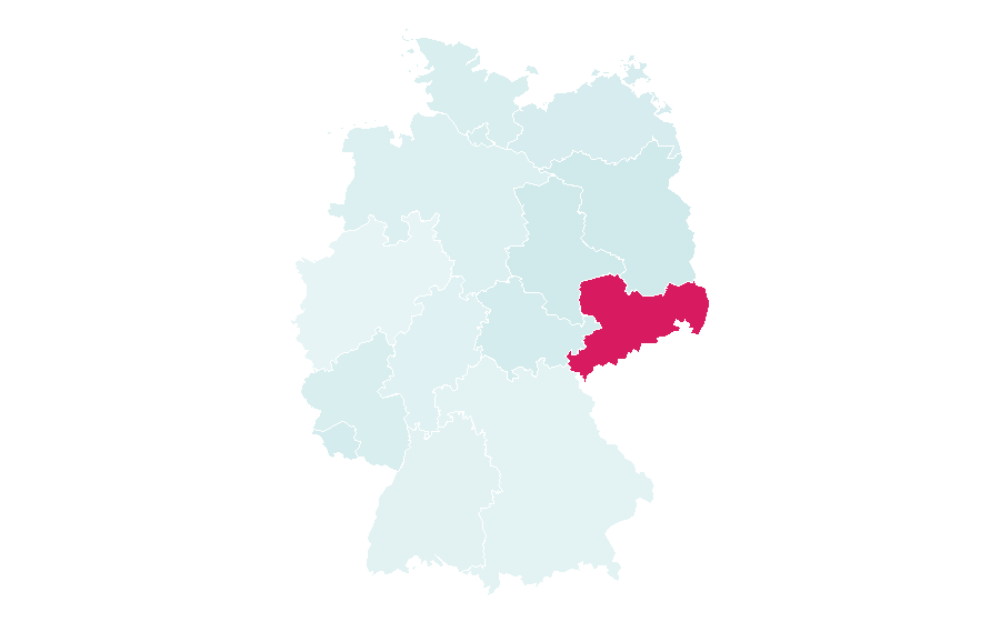 Affinity by region — Sächsische Schweiz, Germany