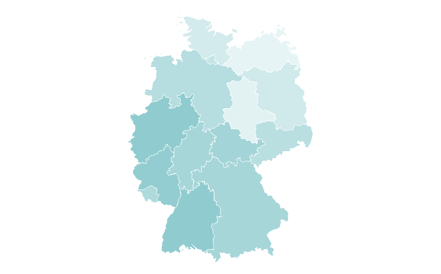 Affinity by region — Sahara, Germany