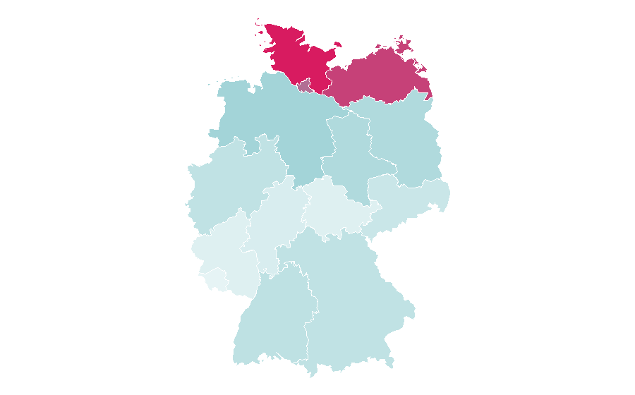 Affinity by region — Sailboat, Germany