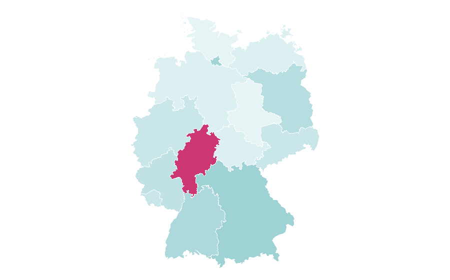 Affinity by region — Saint Lucia, Germany