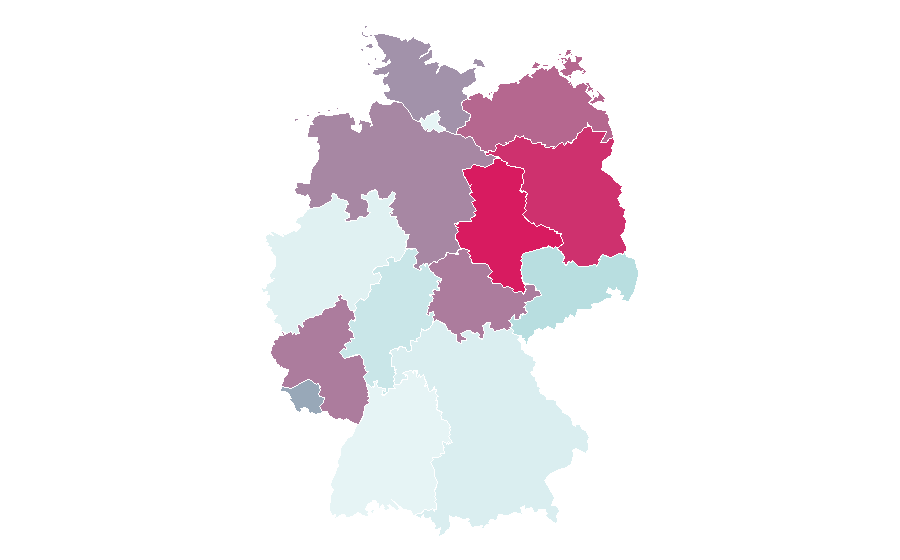 Affinity by region — Sally Field, Germany