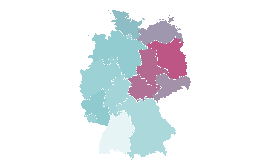 Affinity by region — Sally Hawkins, Germany