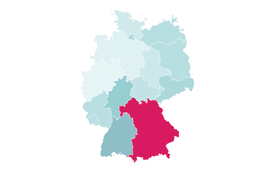 Affinity by region — Salsa music, Germany