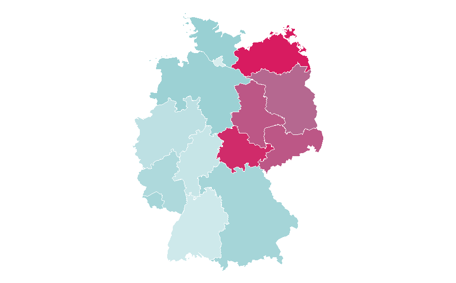 Affinità per regione — Samantha Fox, Germania