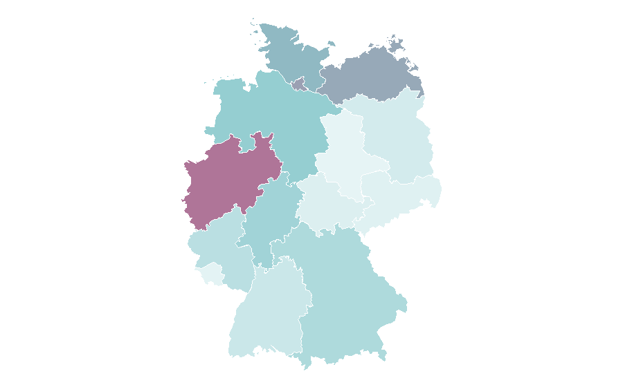 Affinity by region — Samos, Germany