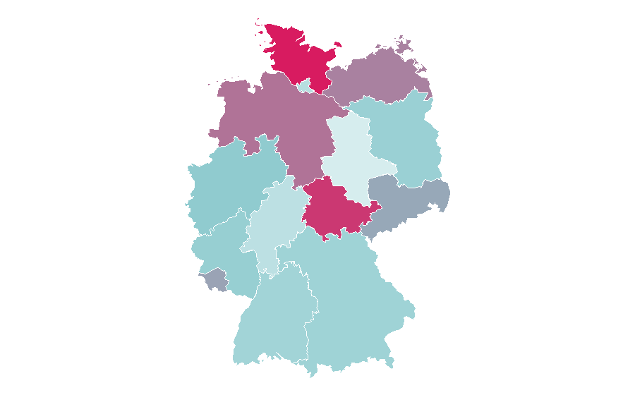 Affinity by region — Samu Haber, Germany