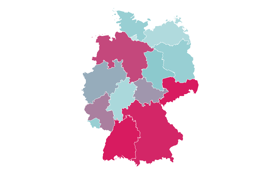 Affinity by region — Samuel Koch, Germany