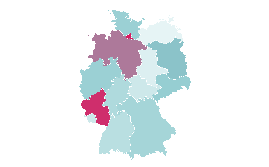 Affinity by region — San Francisco 49ers, Germany