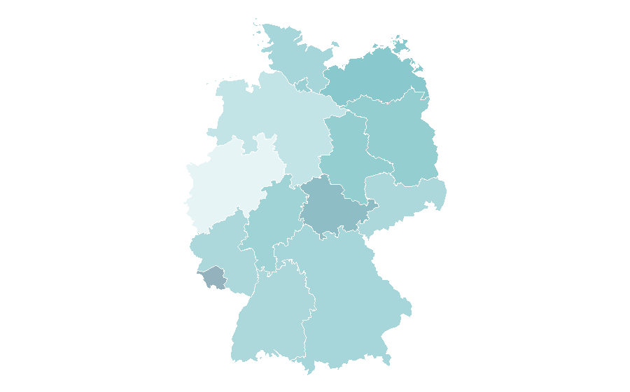 Affinity by region — San Gil, Germany