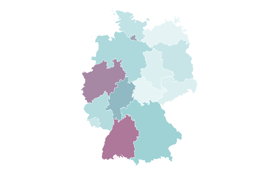 Affinity by region — San Sebastian Cheesecake, Germany