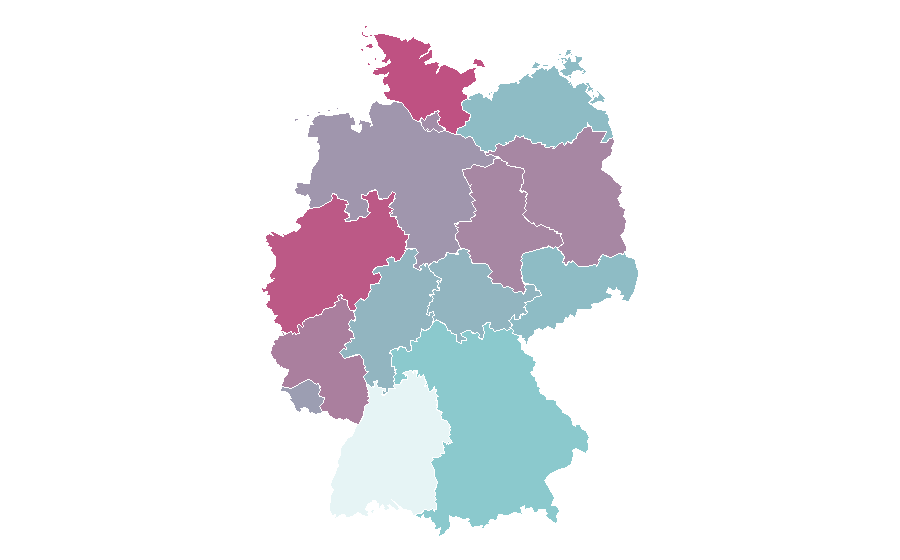 Affinity by region — Sandra Oh, Germany
