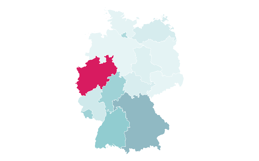 Affinity by region — Sanremo Music Festival, Germany