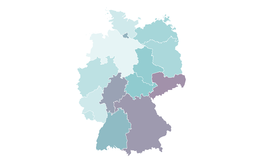 Affinity by region — Santiago de Cuba, Germany
