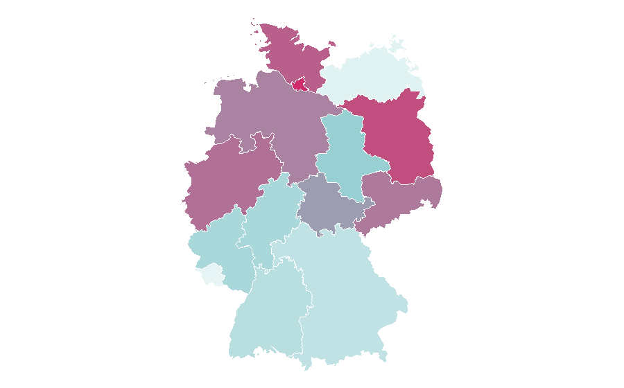 Affinity by region — Sarah Bosetti, Germany