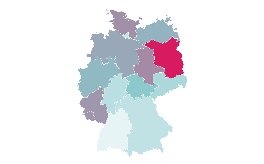 Affinity by region — Sarah Drew, Germany