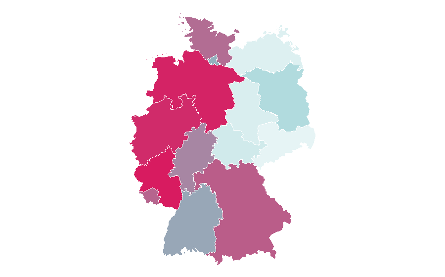 Affinity by region — Sarah, Duchess of York, Germany