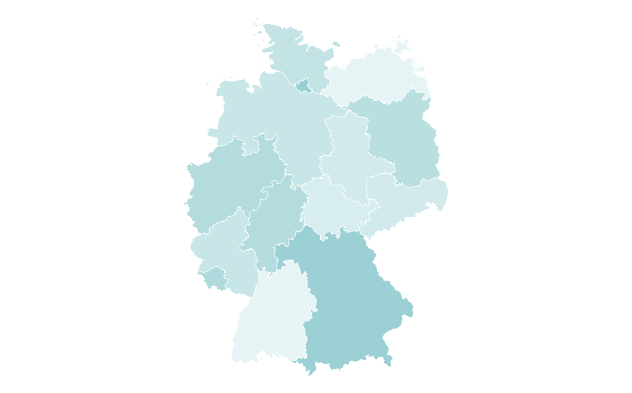 Affinity by region — Sarah Jessica Parker, Germany