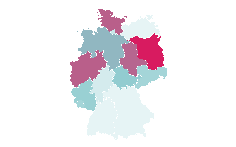 Affinity by region — Sarah Knappik, Germany