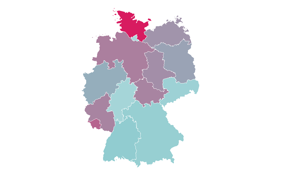 Affinity by region — Sarah Kohr, Germany