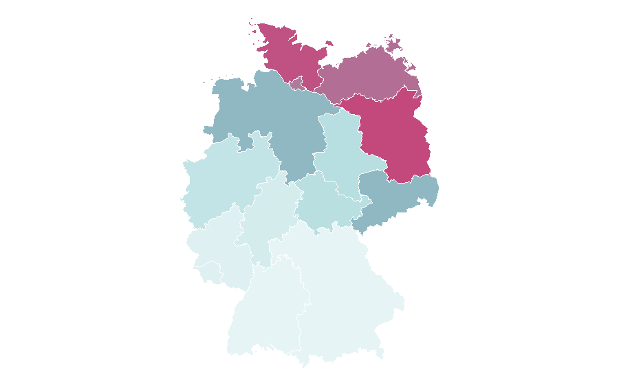 Affinity by region — Sarah Kuttner, Germany
