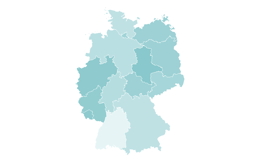 Affinity by region — Sarah Paulson, Germany