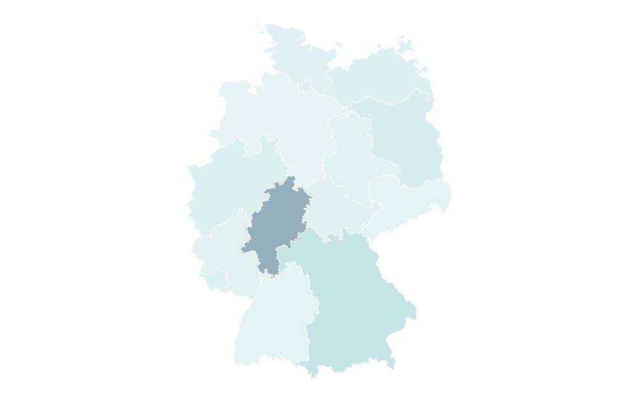 Affinity by region — Saravanaa Bhavan, Germany
