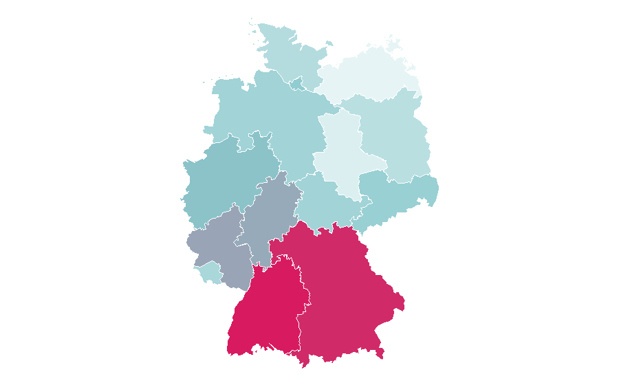 Affinity by region — Sardinia, Germany