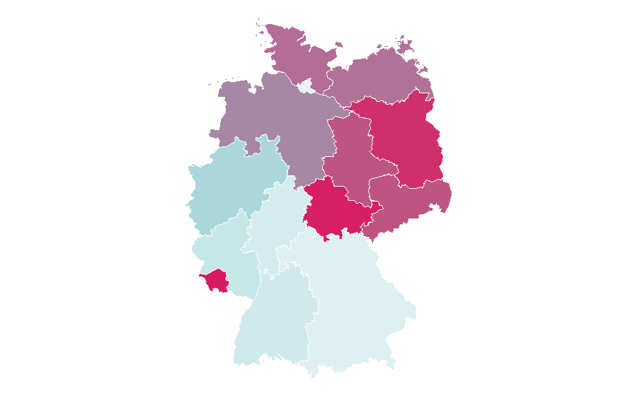 Affinity by region — Sascha Grammel, Germany
