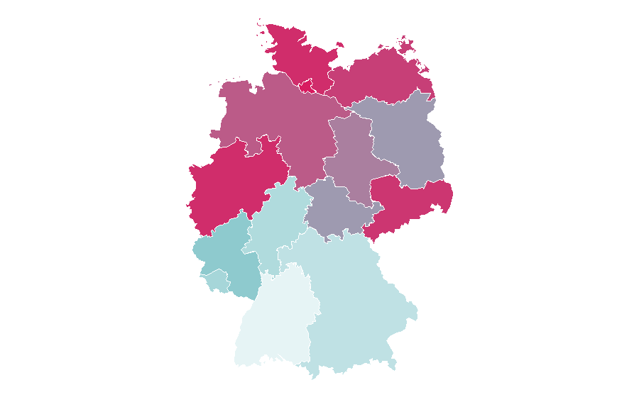 Affinity by region — Sascha Schmitz, Germany