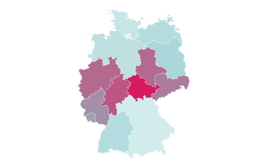 Affinity by region — Satan, Germany