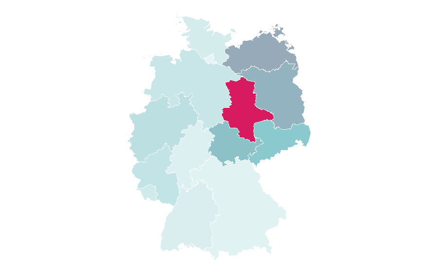 Affinity by region — Saturday, Germany