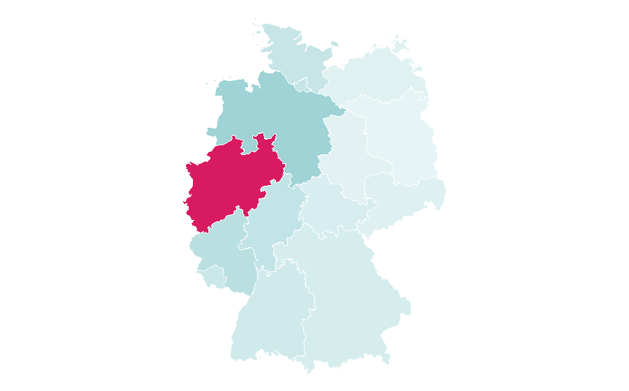 Affinity by region — Sauerland, Germany