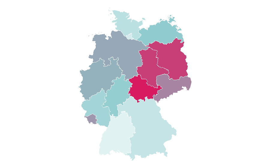 Affinité par région — Sausage, Allemagne