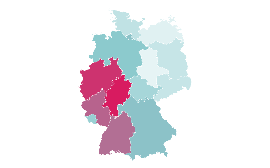 Affinity by region — Scar, Germany