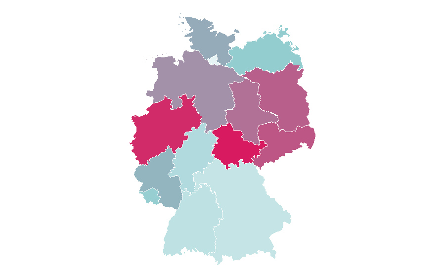Affinity by region — Schauinsland Reisen, Germany