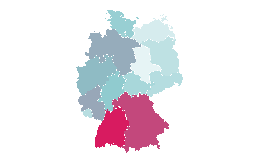 Affinity by region — Schiesser, Germany