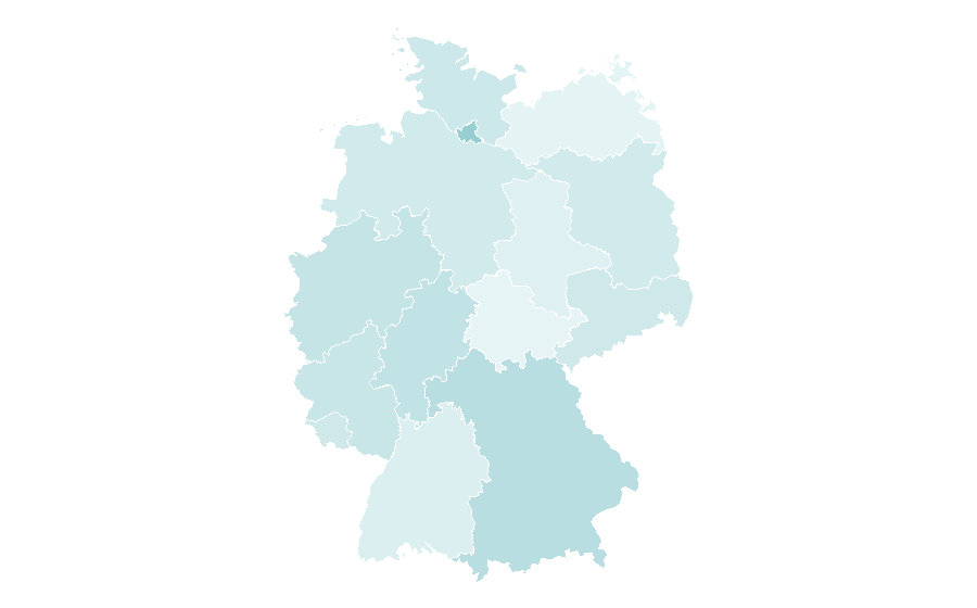 Affinity by region — Schitt's Creek, Germany