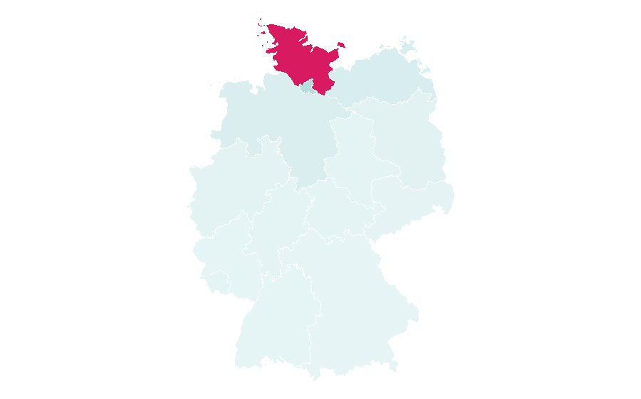 Affinité par région — Schleswig-Holstein, Allemagne