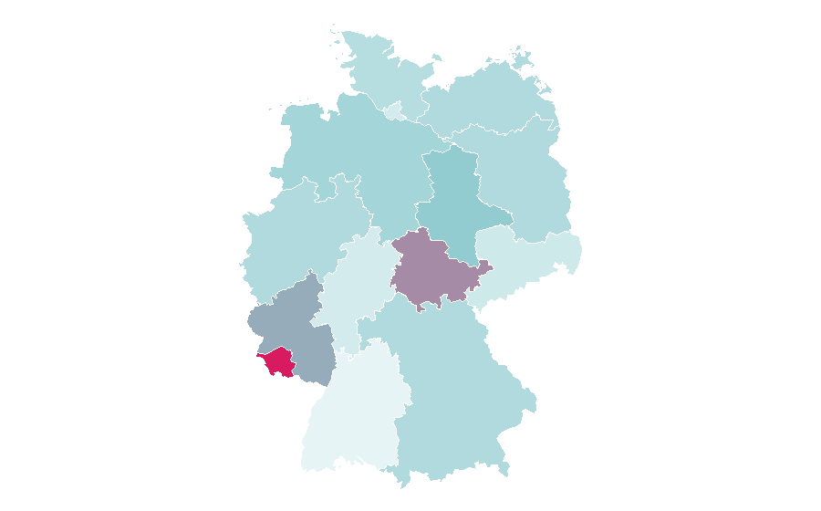 Affinity by region — School of Rock, Germany
