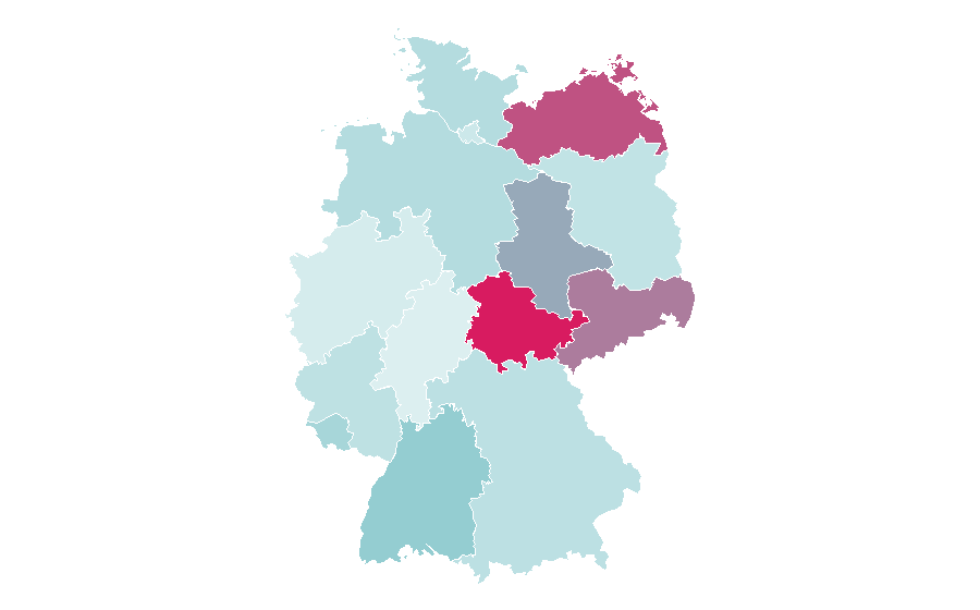 Affinity by region — Schwarzwaldradio, Germany