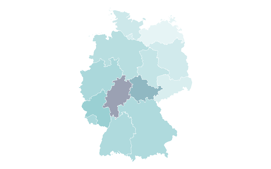 Affinity by region — Scientific American, Germany