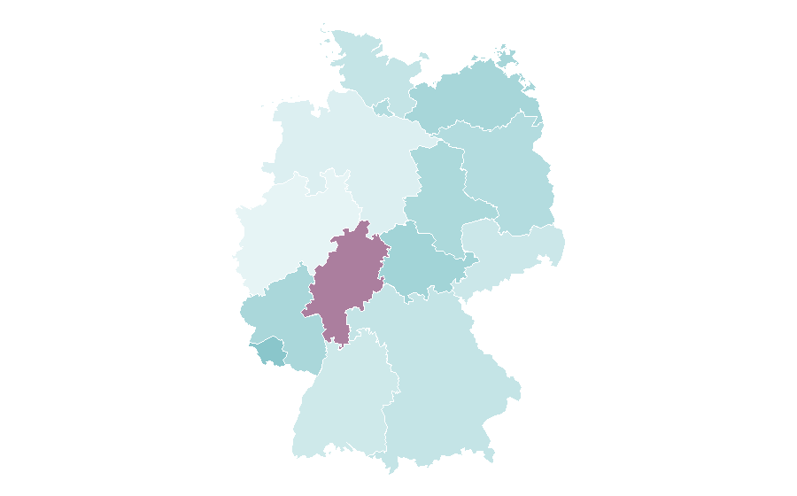 Affinity by region — Scientific method, Germany