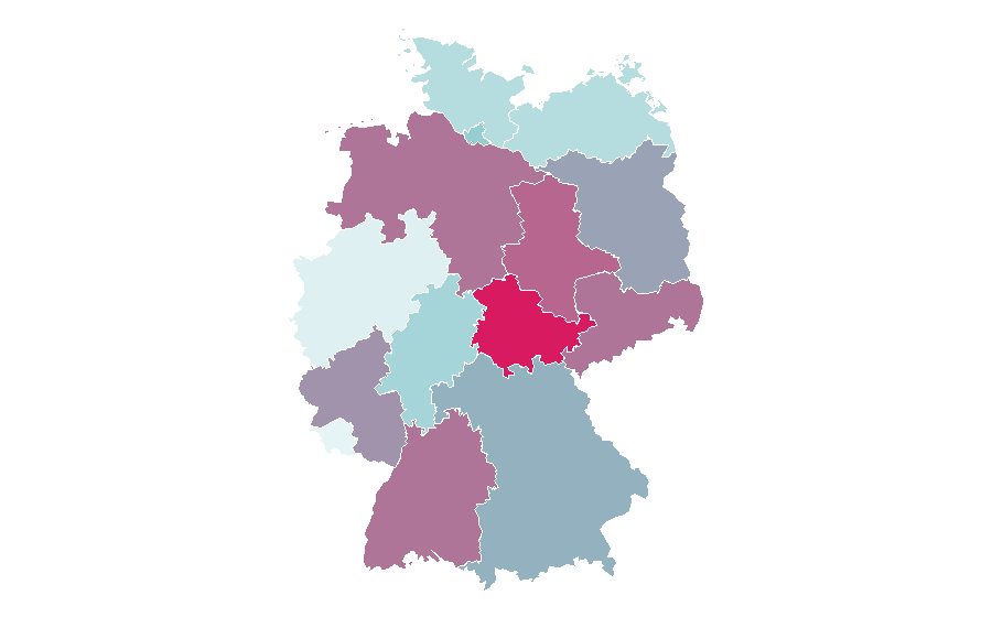 Affinity by region — Scientist, Germany