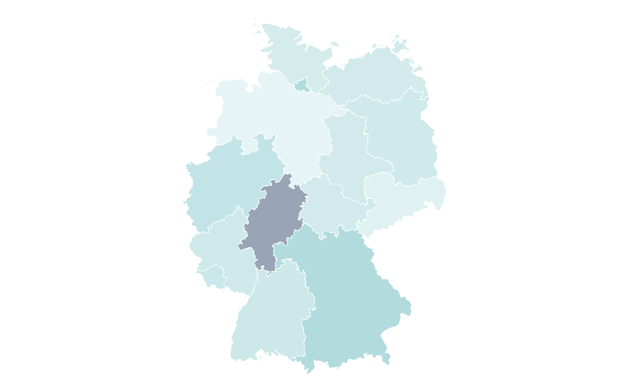 Affinity by region — Scotland national football team, Germany