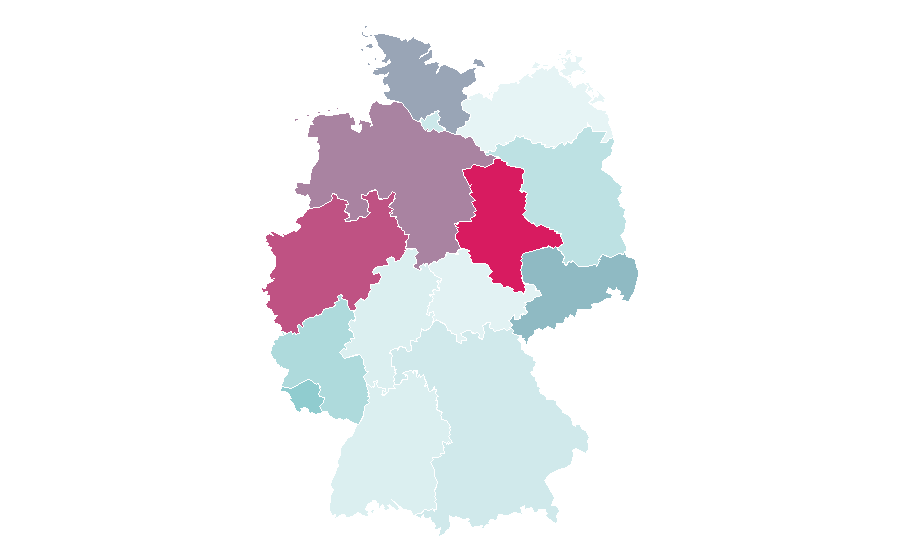 Affinity by region — Scratching post, Germany