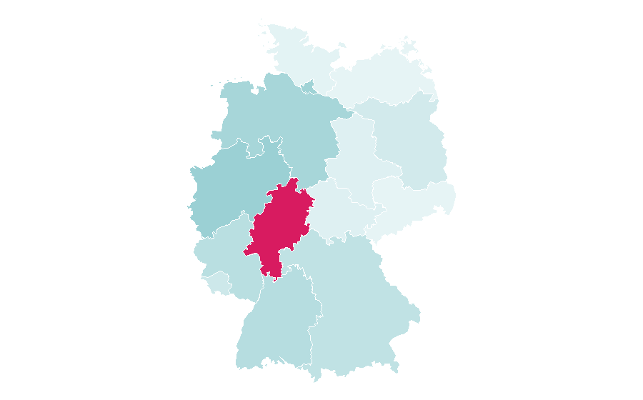 Affinity by region — Sculpture, Germany